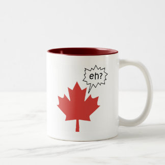 Taza Bicolor Canadiense divertido