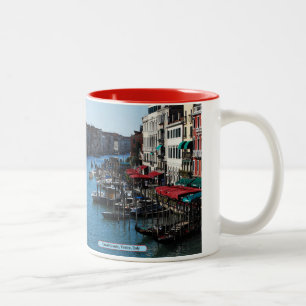Taza Bicolor Canal Grande, Venecia, Italia