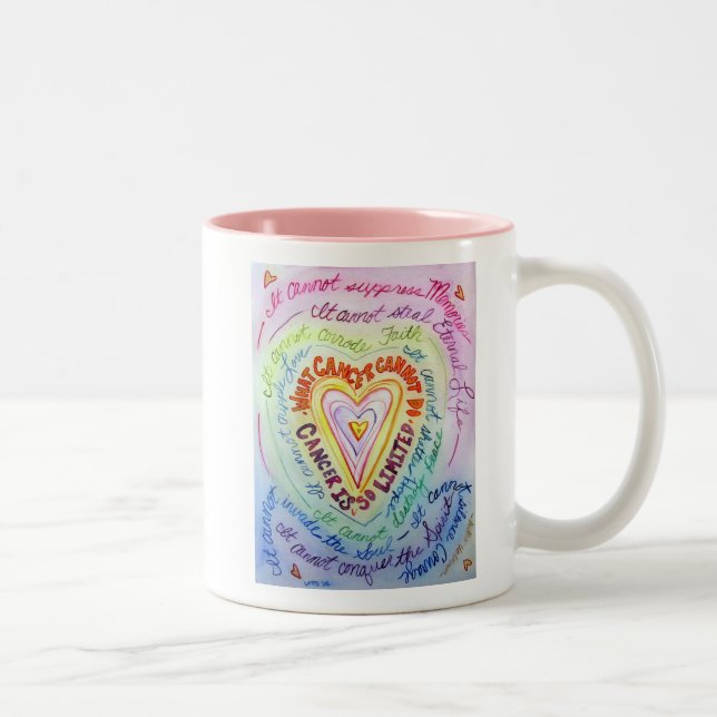 Taza Bicolor Cáncer de arcoiris (Derecha)