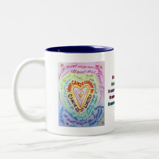 Taza Bicolor Cáncer de arcoiris (Izquierda)