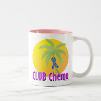 Taza Bicolor Cáncer de colon (azul)