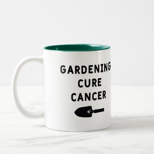 Taza Bicolor Cáncer de cura de jardinería