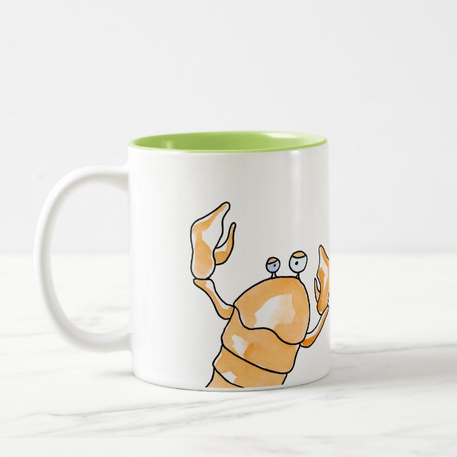 Taza Bicolor Cáncer de zodiaco (Izquierda)