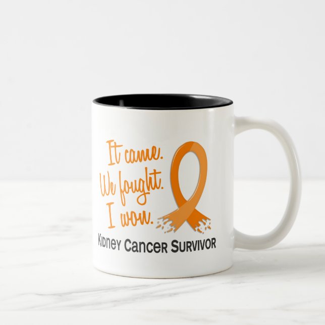 Taza Bicolor Cáncer del riñón del superviviente 11 (Derecha)