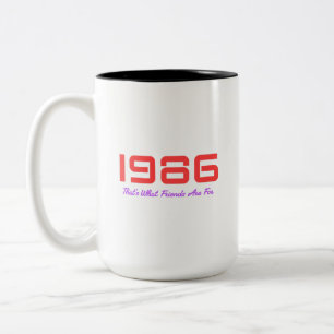 Taza Bicolor Canción Principal de 1986