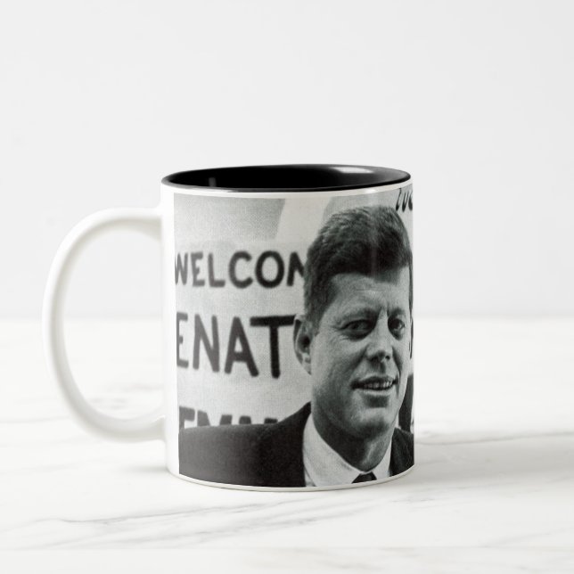 Taza Bicolor Candidato Kennedy (Izquierda)