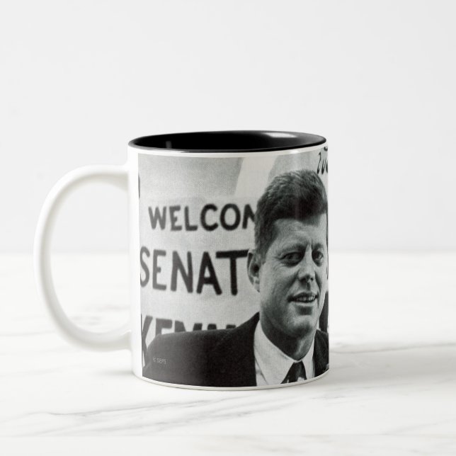 Taza Bicolor Candidato Kennedy (Izquierda)