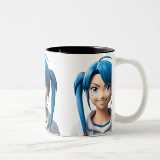 Taza Bicolor Caneca Anime