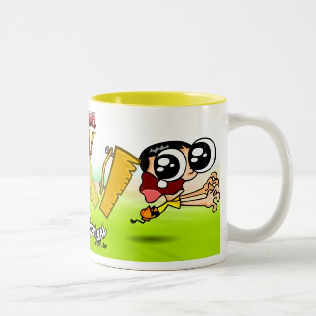 Taza Bicolor Caneca Avaiana de Pau (Derecha)