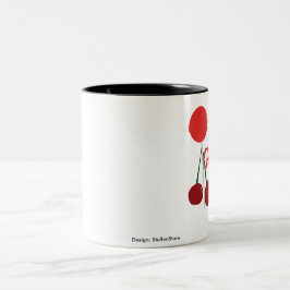 Taza Bicolor Caneca Cherry Pop