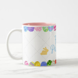 Taza Bicolor Caneca de café Páscoa 11 oz cerâmica W-PT ZLE 