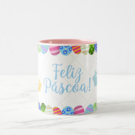 Taza Bicolor Caneca de café Páscoa 11 oz cerâmica W-PT ZLE