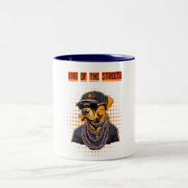 Taza Bicolor Caneca DOG KING