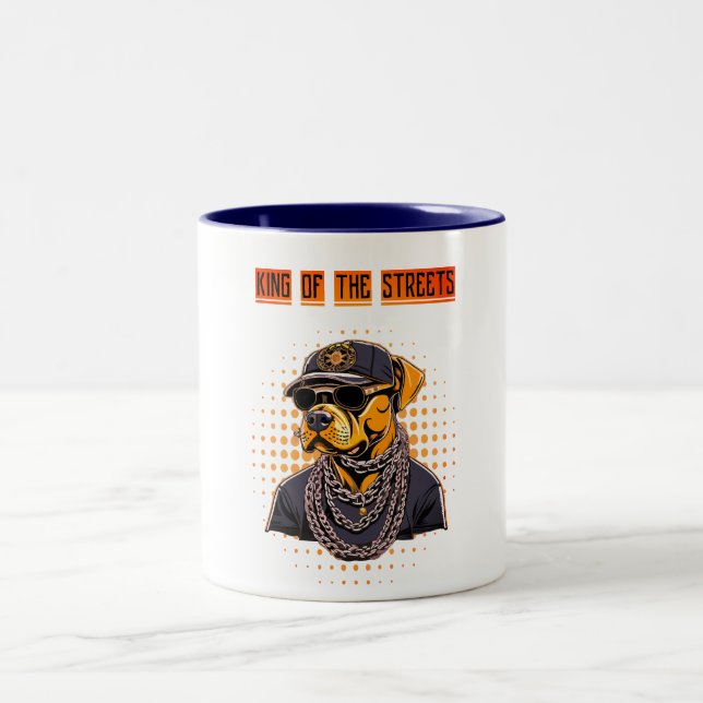 Taza Bicolor Caneca DOG KING (Centro)