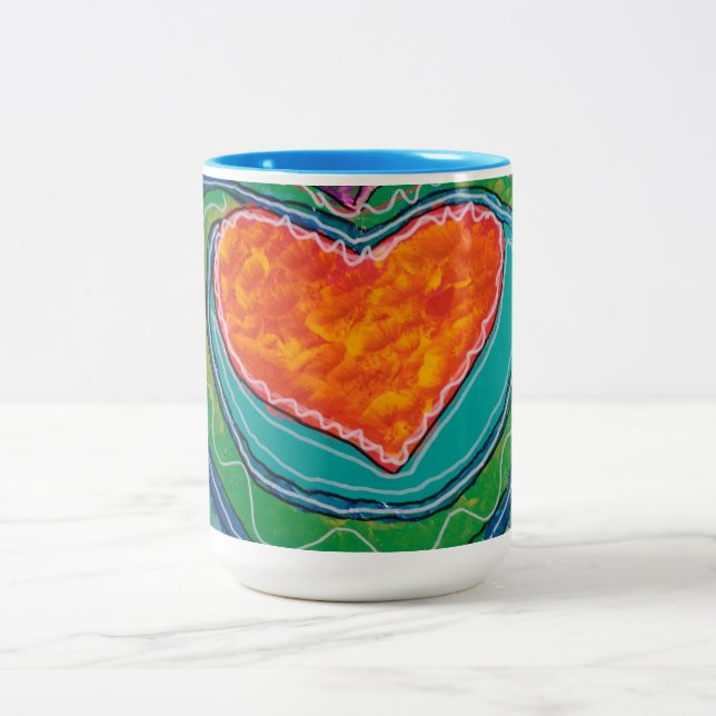 Taza Bicolor Caneca em dois tons, 444 ml (Centro)
