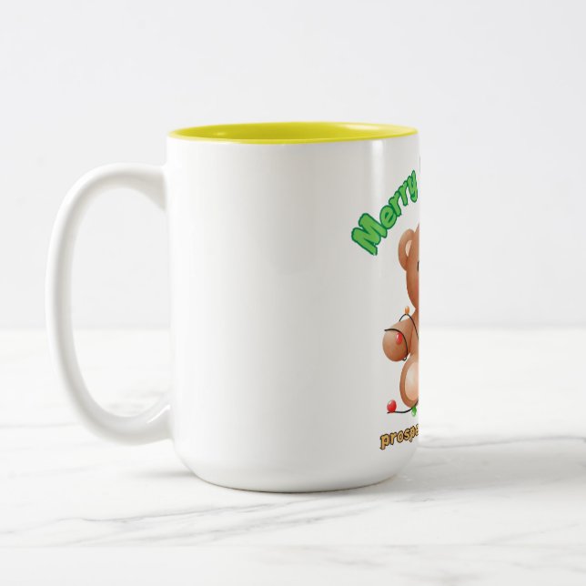 Taza Bicolor  Caneca em dois tons-Natal (Izquierda)