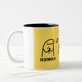 Taza Bicolor Caneca Flork