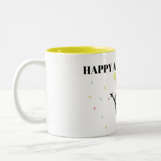 TAZA BICOLOR CANECA FLORK FELIZ