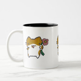 Taza Bicolor Caneca Gatinho