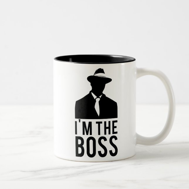 Taza Bicolor Caneca I'm the Boss (Derecha)