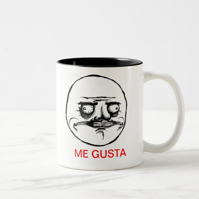 TAZA BICOLOR CANECA ME GUSTA! (Derecha)