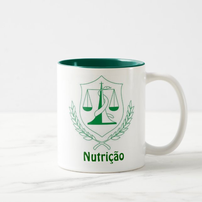 Taza Bicolor Caneca Nutrição (Derecha)