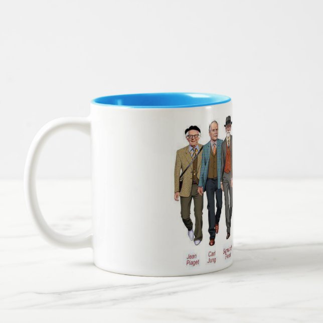Taza Bicolor Caneca Psicólogo (Izquierda)