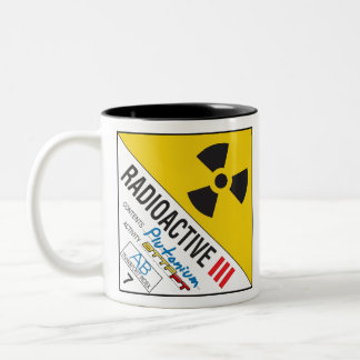 Taza Bicolor Caneca Radioativa