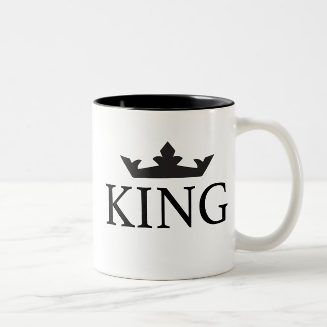 Taza Bicolor Caneca Royal Family King (Derecha)