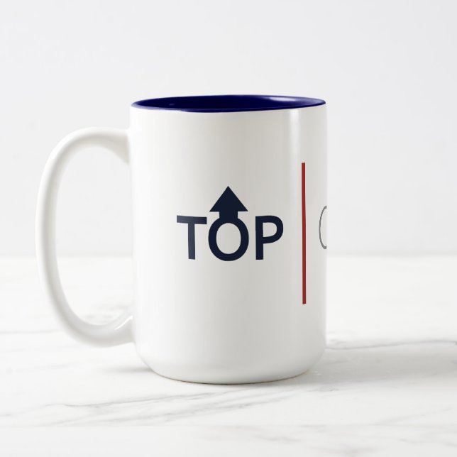 Taza Bicolor Caneca Top Capital (Izquierda)