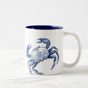 Taza Bicolor Cangrejo azul