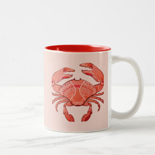 Taza Bicolor Cangrejo del estilo