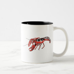 Taza Bicolor cangrejos
