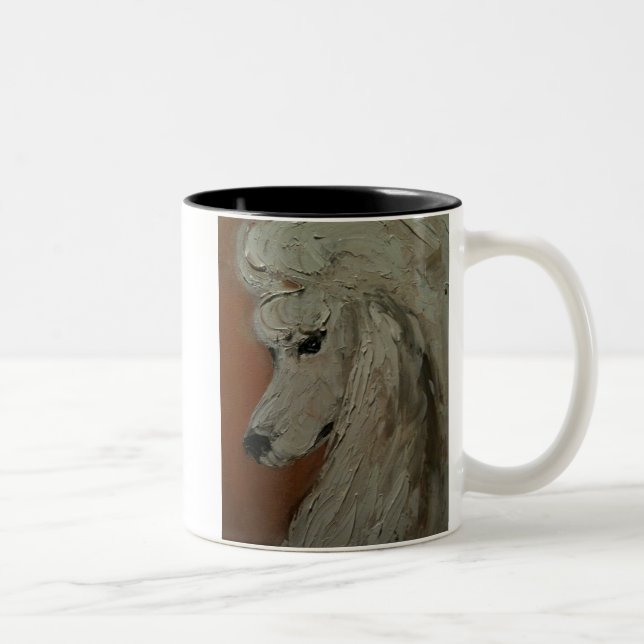 Taza Bicolor Caniche estándar (Derecha)