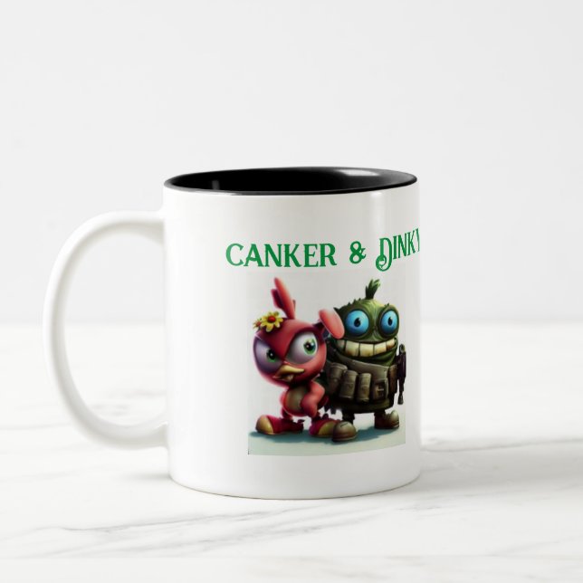 Taza Bicolor Canker & Dinky Classic (Izquierda)