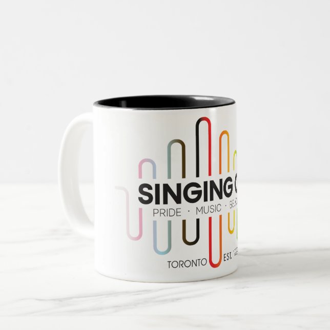 Taza Bicolor Cantando Mug (Anverso izquierdo)
