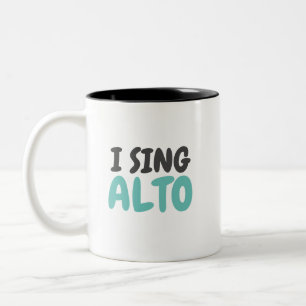 Taza Bicolor Canto música de Alto