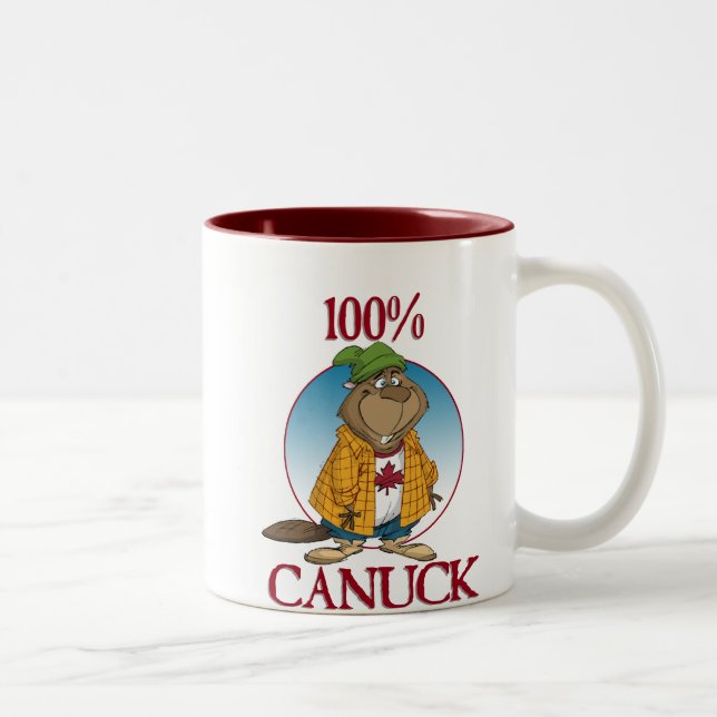 Taza Bicolor Canuck 100% (Derecha)