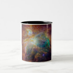 Taza Bicolor Caos en el corazón de la composición Spitzer Hubbl