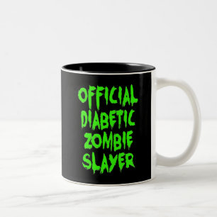 Taza Bicolor Capa Zombie Diabética Oficial