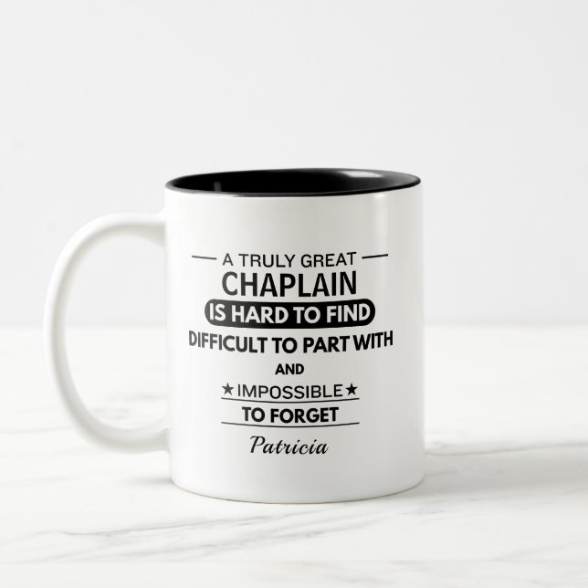 Taza Bicolor Capellán Personalizado  (Izquierda)