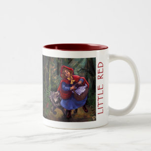 Taza Bicolor Caperucita Roja