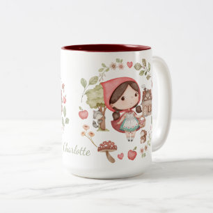 Taza Bicolor Caperucita Roja Lindo Caprichoso