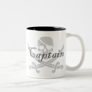 Taza Bicolor Capitán alegre de Rogelio