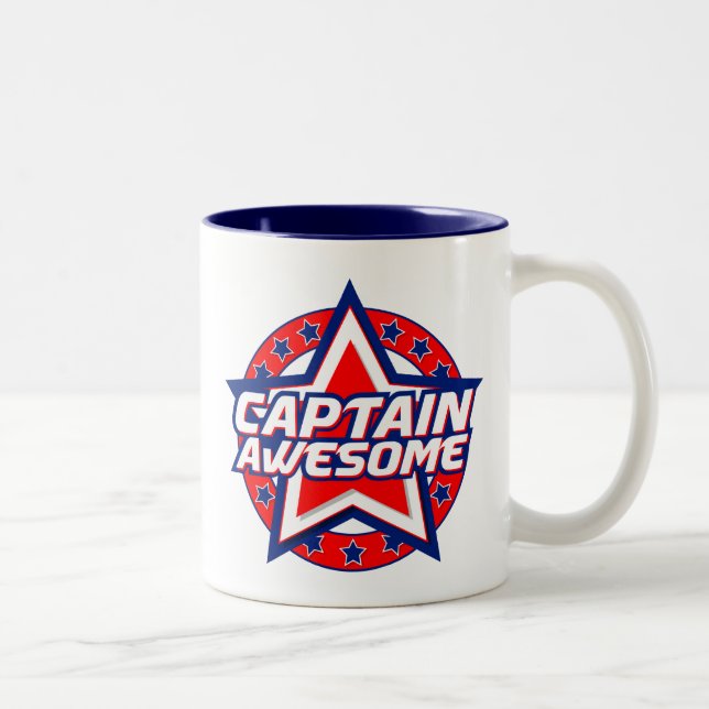Taza Bicolor Capitán Awesome (Derecha)