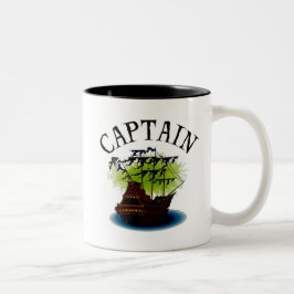 Taza Bicolor Capitán del pirata