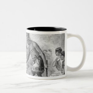 Taza Bicolor Capitán Smith rescatado por Pocahontas
