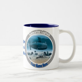 Taza Bicolor Capitán submarino