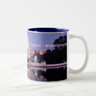 Taza Bicolor Capitolio de Estados Unidos