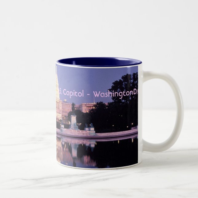 Taza Bicolor Capitolio de Estados Unidos (Derecha)
